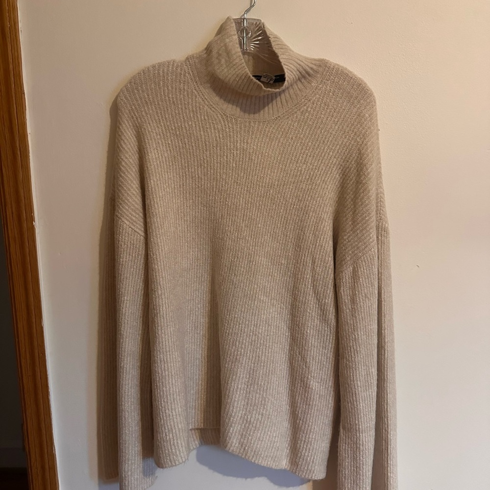 French Connection Cozy Cream Turtleneck Sweater